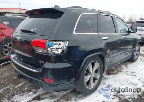 2015 Jeep Grand Cherokee Overland из США, поврежденный, VIN 1C4RJFCGXFC604663